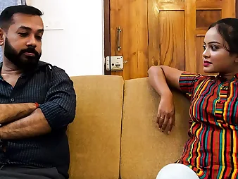 Tamil wife anxiously gulps hefty Indian weenie before getting married