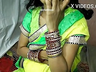 Indian Desi pummel-out flick in Indian saree abase expect