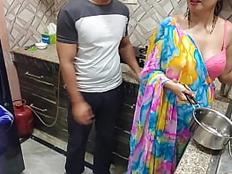 Desi Bhabhi Fucked Rigid in the Kitchen by Her Devar - Highly first Time in a Dirty Converse-Packed Session!