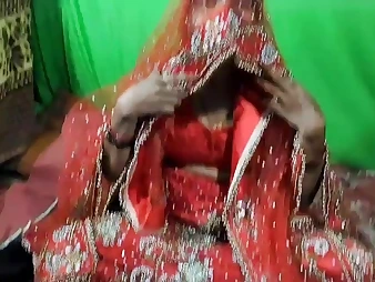 Desi Indian wife & spouse get porked in Suhagraat like never before