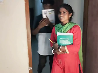 Bangladeshi professor with school chick leaves to investigate and gets a 3 way with studs and lecturer