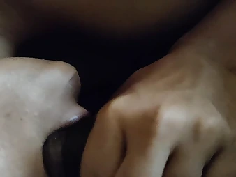 Witness this Indian first-timer wife give a red-hot suck off and get a faceful of jizz