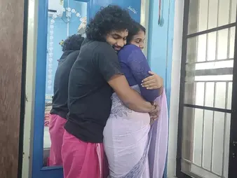 Hot Malayali girlfriend in saree loves to suck with an increment of ride till she gets a hot load on her light