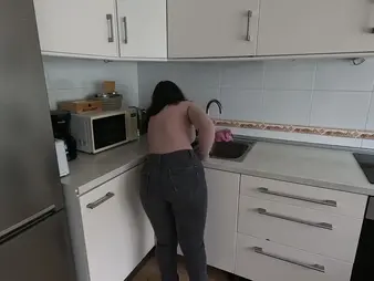 Behind a catch scenes: Sexy college unreserved gets a messy creampie from her roommate atop Fiesta suntanned