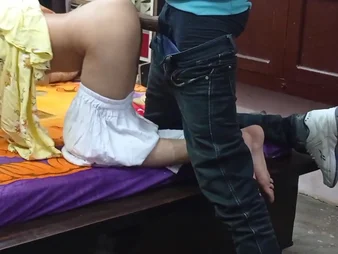 Sonia, a slim Indian girl, gets her tight pussy docile unconnected with a prominent cock