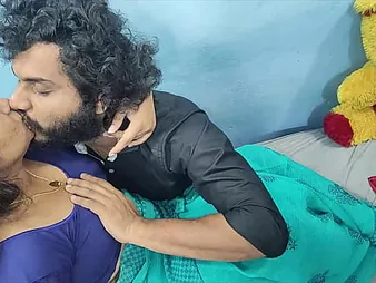 See the Indian Bhabhi cheat on her bf hither a bulky Uber cleaning man