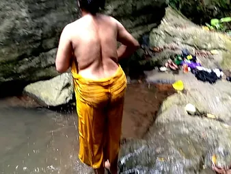 Ashok and Surwana Kumari yon turns pissing in public while bathing in a pond in slay rub elbows with fatherland