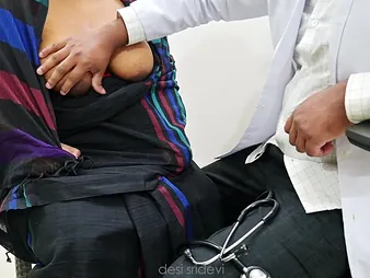 Desi doc examines local doll milk prat in asylum together with gives handjob to lucky stranger