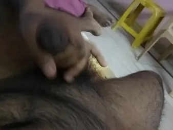 Wait for my desi Indian girlfriend hydrating before acquiring a hot squirt from a handjob in Hyderabad Part 1