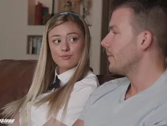 Amber Moore's first-ever ripen deep-throating added to poking rock hard - observer Codey Steele's spunk-crammed jaws!