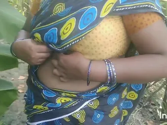 Aunty Saanthi2 gets her pussy pounded hard by a obese flannel outdoors
