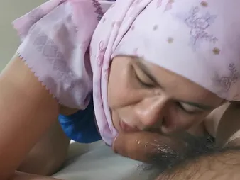 Cute Malay chick strips & fucks the professor more a bikini