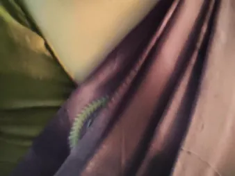 Steaming Indian housewife showcases not present her tempting side